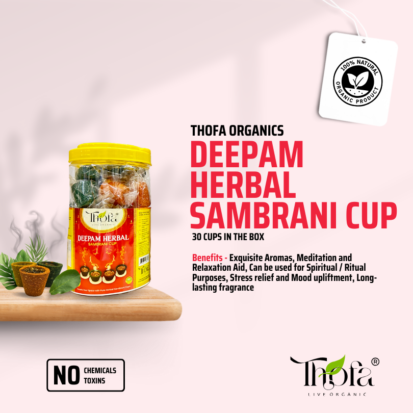 Thofa Deepam Herbal Sambrani Cups