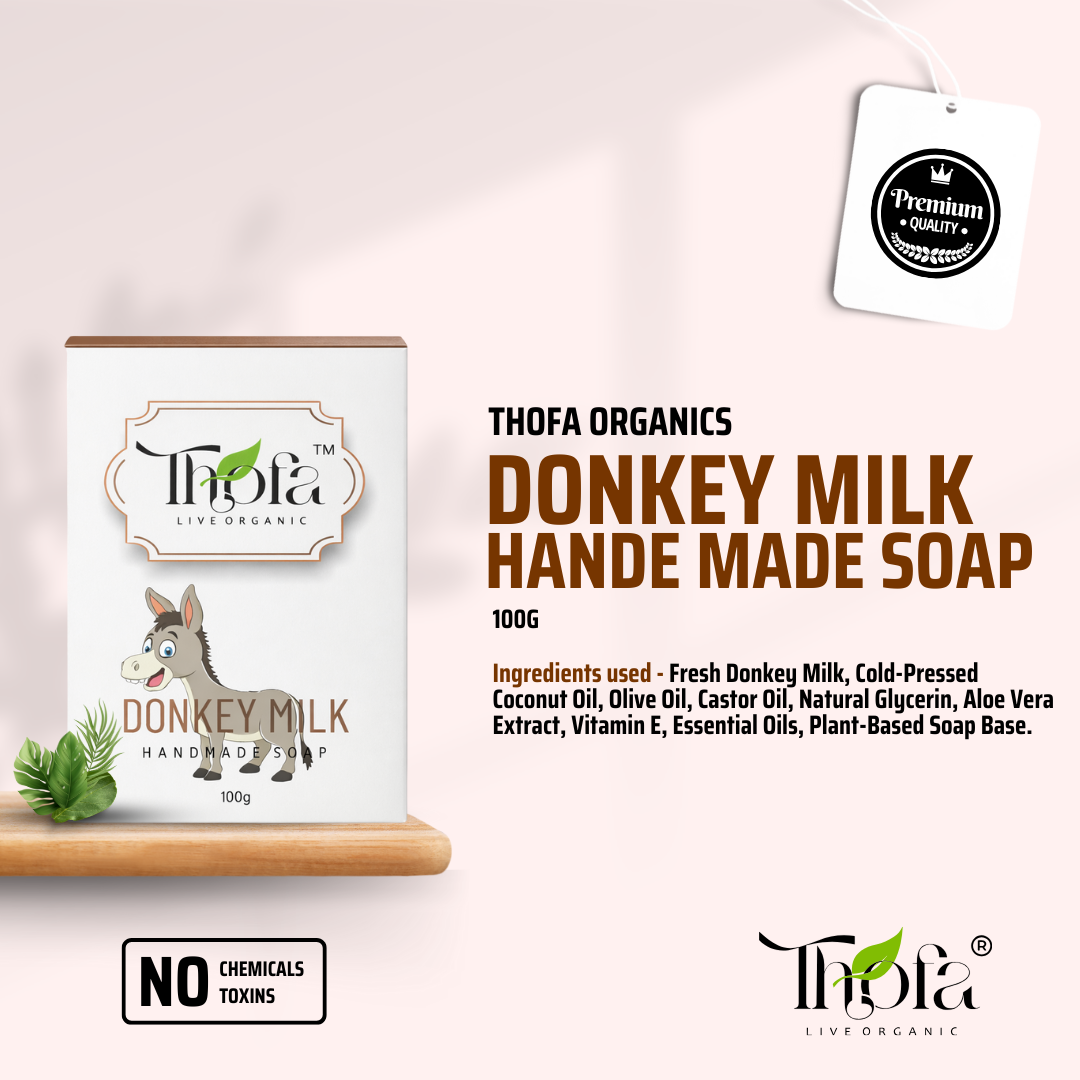 Thofa Live Organic Handmade Donkey Milk Soap